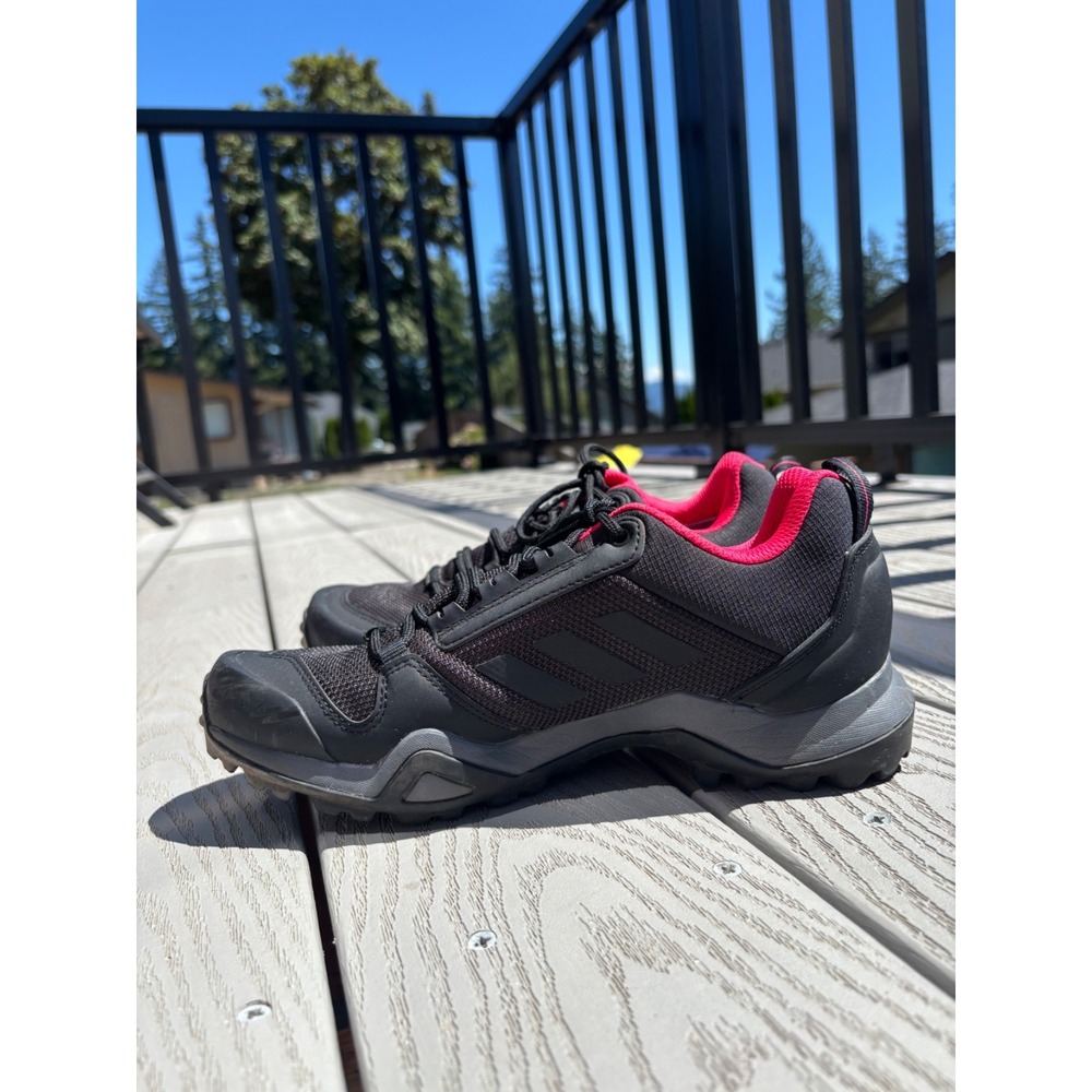 Adidas Terrex AX3 GTX Women's Size 8 Hiking Shoes Sneakers Black Pink Gore-Tex - Picture 4 of 10